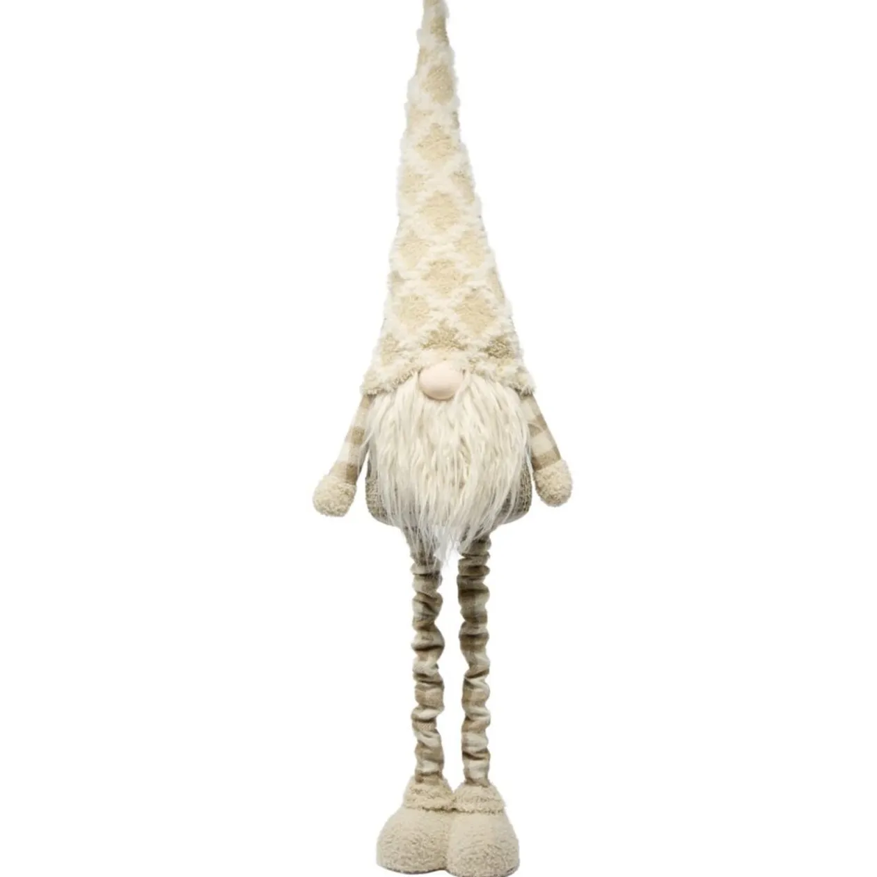 Gnome debout décoratif jambes extensibles H97cm (2 modèles)