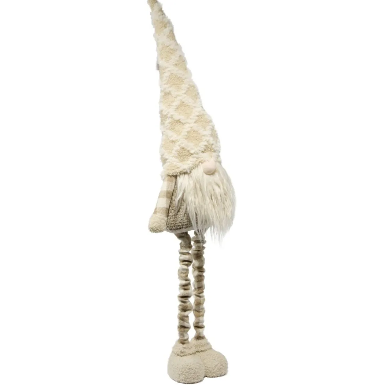 Gnome debout décoratif jambes extensibles H97cm (2 modèles)