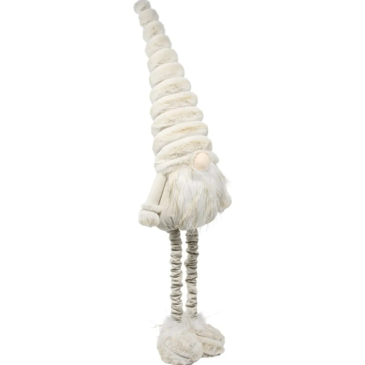 Gnome debout décoratif jambes extensibles H97cm (2 modèles)