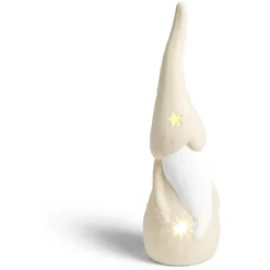 Gnome lumineux à poser beige H22,5cm < Gifi Online