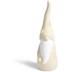 Gnome lumineux à poser beige H22,5cm < Gifi Online