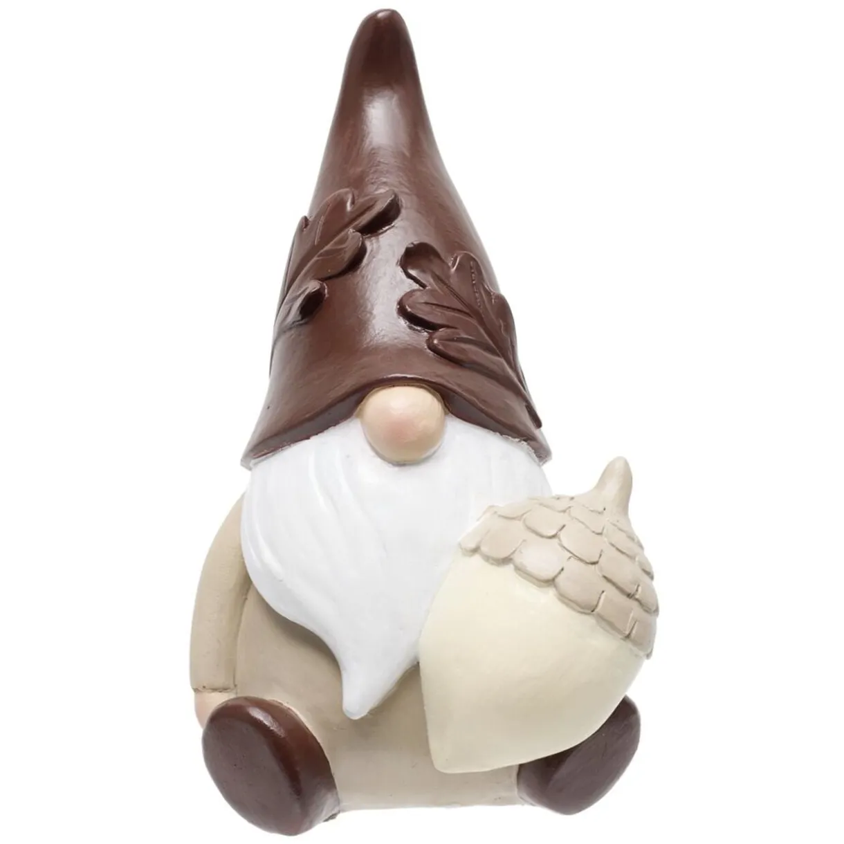 Gnome à poser thème automne en résine 9,5x8,5xH75cm (3 modèles) < Gifi Clearance