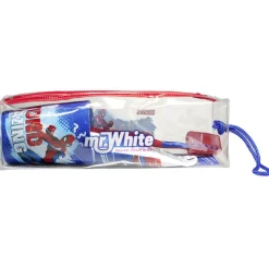Gobelet brosse à dents dentifrice Spiderman dans trousse