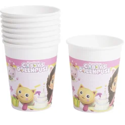Gobelet carton x8 Gabby's Dollhouse 20cl