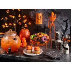 Gobelet carton x8 Halloween toile d'araignée noir 250ml < Gifi Sale