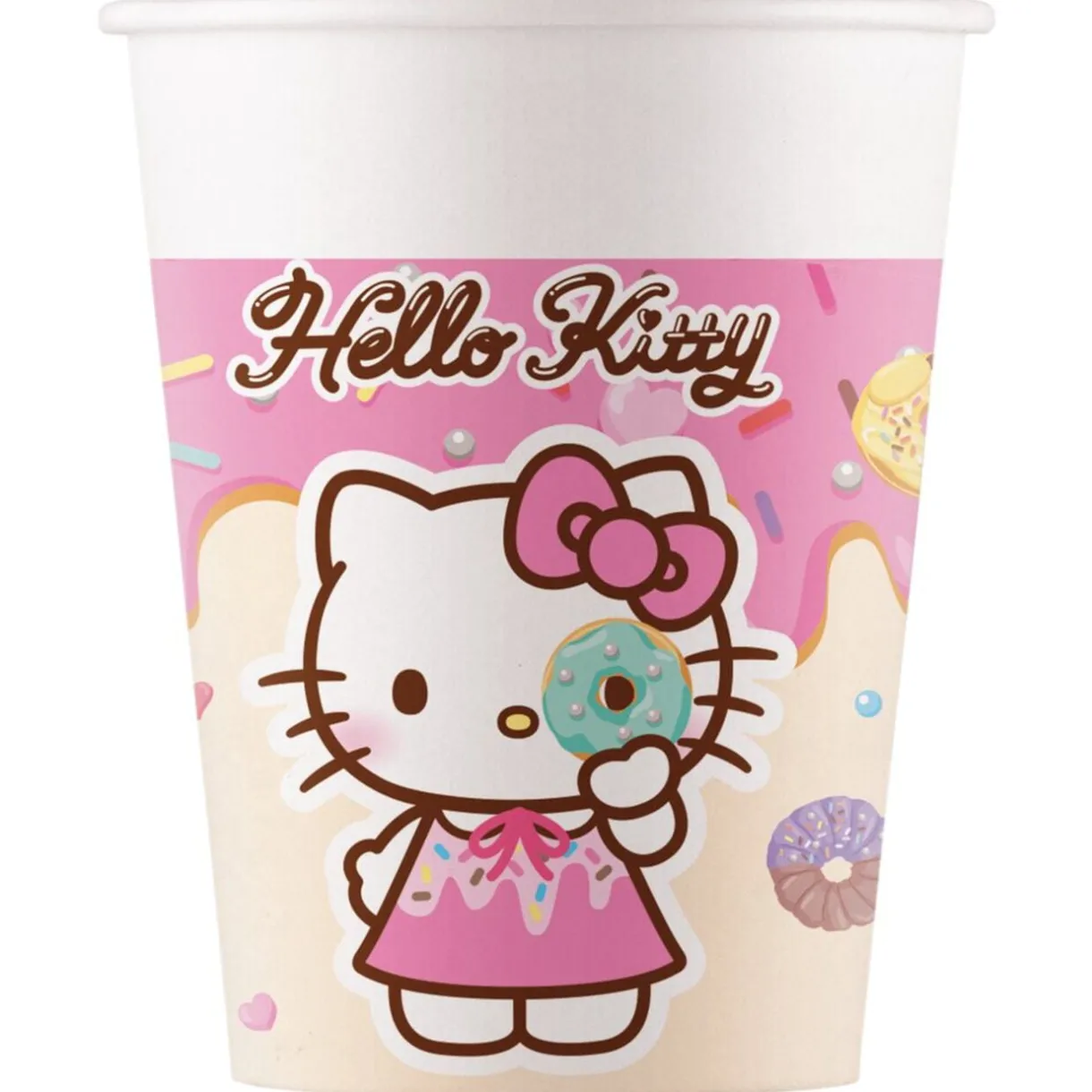 Gobelet carton x8 Hello Kitty 20cl < Gifi Best