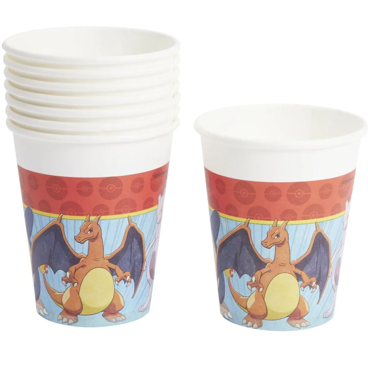 Gobelet carton x8 Pokémon 20cl < Gifi