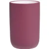 Gobelet céramique violet intérieur blanc Ø6,8xH10cm