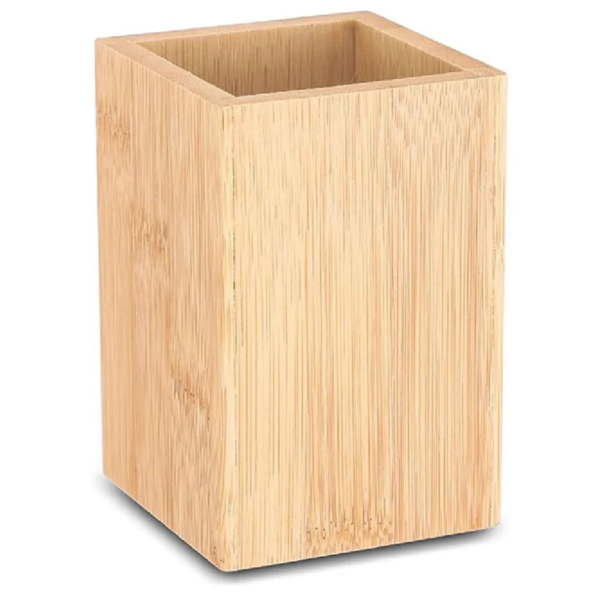 Gobelet de salle de bain en bambou naturel < Gifi Sale