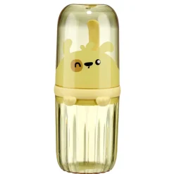 Gobelet de voyage enfant 2en1 plastique Ø7xH19,5cm (2 modèles) < Gifi Best