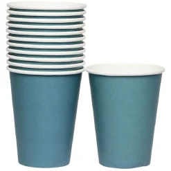 Gobelet en carton bleu canard 36 cl x12 < Gifi Hot