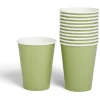 Gobelet en carton 36cl Vert olive x12 < Gifi New