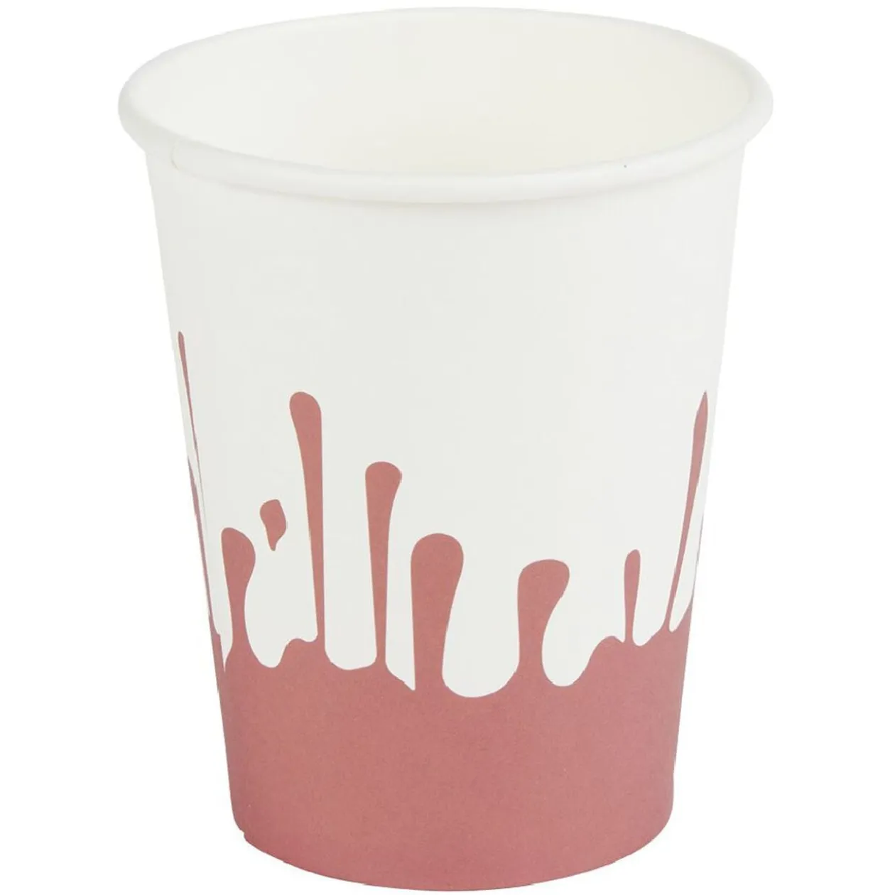 Gobelet en carton Halloween motif sang coulant 25cl x10