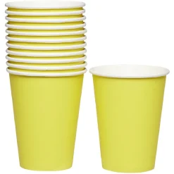 Gobelet en carton jaune 36 cl x12 < Gifi Hot