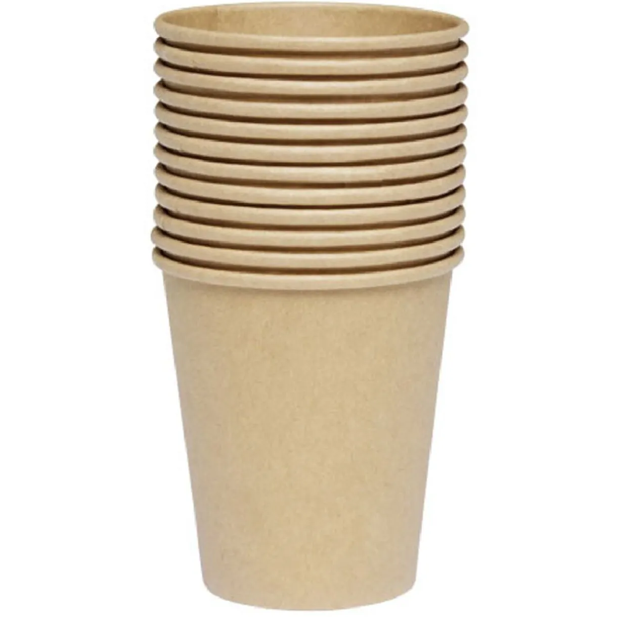 Gobelet en carton kraft marron 24 cl x12 < Gifi Clearance
