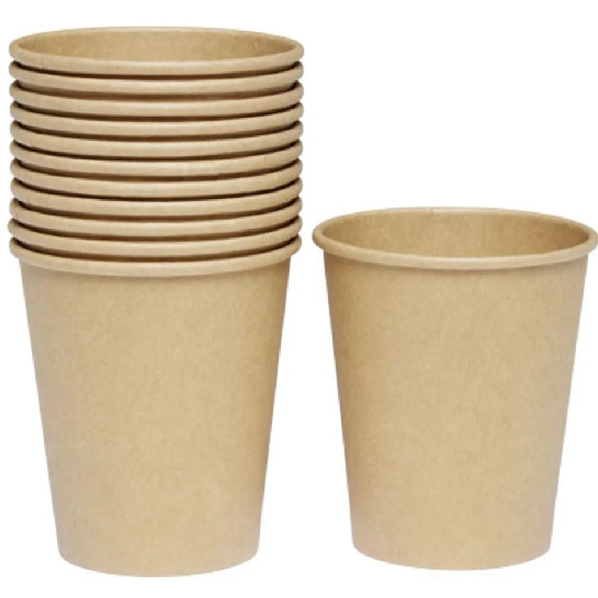 Gobelet en carton kraft marron 24 cl x12 < Gifi Clearance