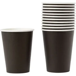 Gobelet en carton noir 36 cl x12