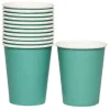 Gobelet en carton vert émeraude 25 cl x12 < Gifi Hot