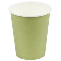 Gobelet en carton vert olive 25cl x12