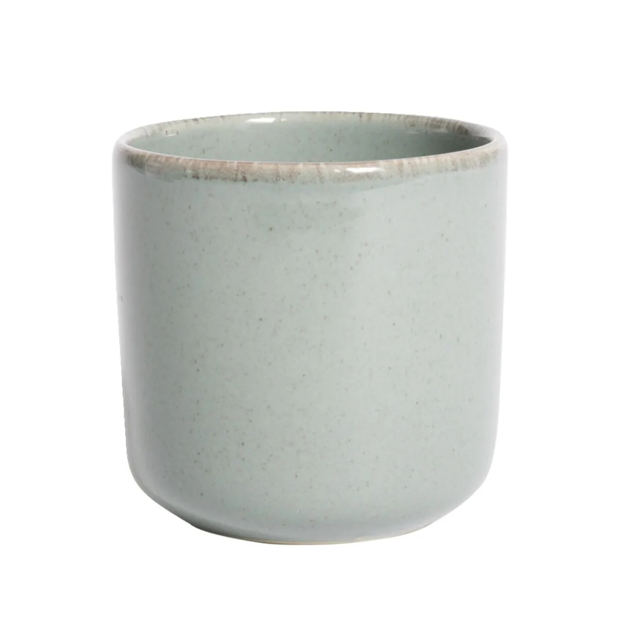 Gobelet Lisbonne grès vert sauge 19cl