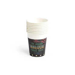 Gobelet papier Halloween cirque Freak Show 260ml x8