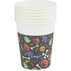 Gobelet papier Halloween Ø7,5cm x6 < Gifi Online