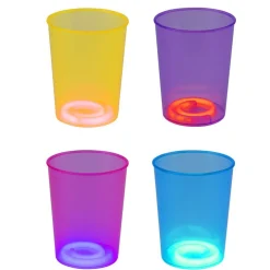 Gobelet phosphorescent avec sticks assortis x10 < Gifi Clearance