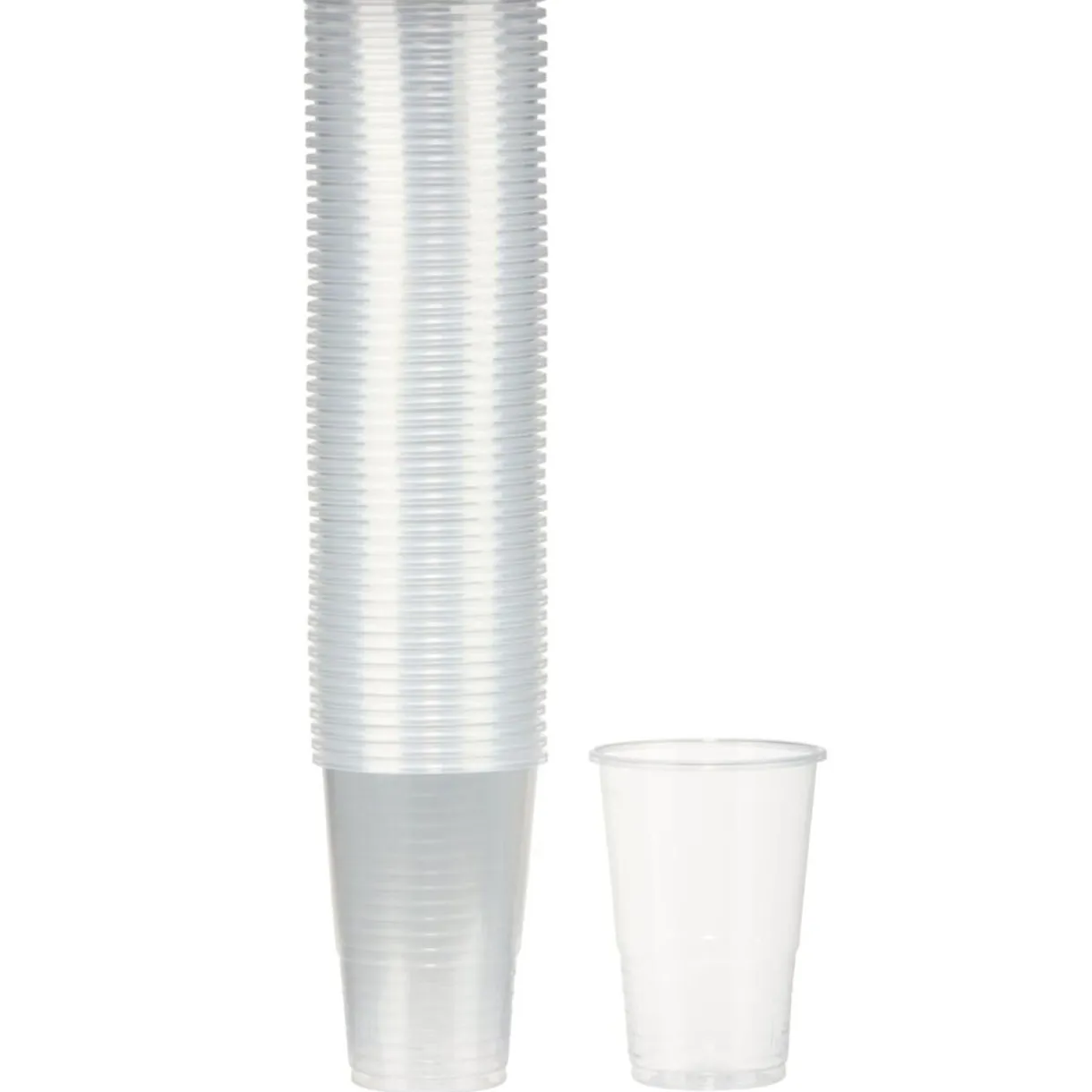 Gobelet plastique transparent 33cl x50 < Gifi Hot