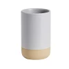 Gobelet salle de bain céramique bleu Ø7,5xH12cm < Gifi