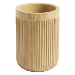 Gobelet salle de bain plastique imitation bois Ø7,6xH11cm < Gifi Hot