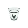 Gobelet verre x3 motif poule 25cl < Gifi Hot