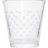 Gobelet verre x3 motif triangulaire 25cl < Gifi Online