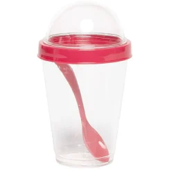 Gobelet à yaourt avec cuillère < Gifi Clearance