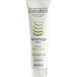Gommage visage Evoluderm aloe vera 150 ml
