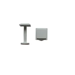Gond adhésif en métal blanc x2 < Gifi Outlet