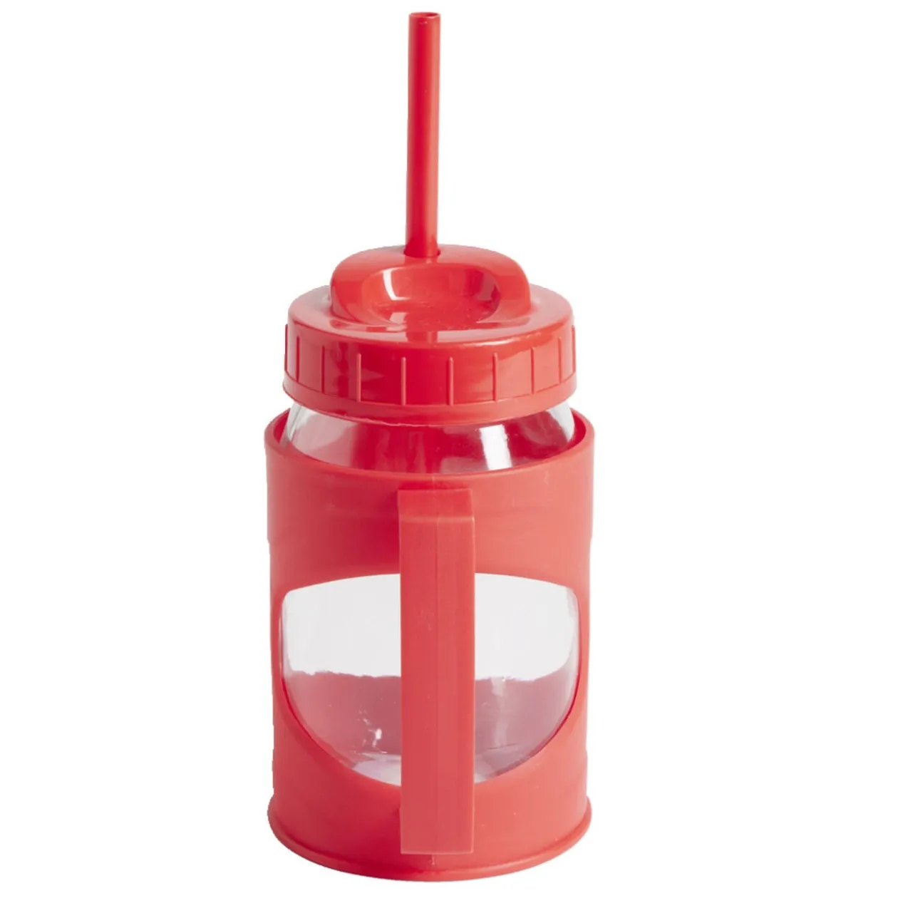 Gourde avec paille