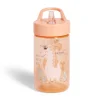 Gourde de camping dinosaure pour enfant plastique rose 43cl
