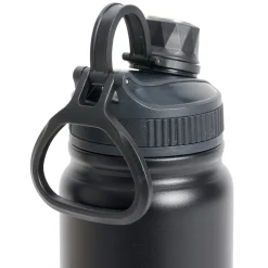 Gourde en inox 830ml noire Ø7,8xH28,5cm < Gifi Online