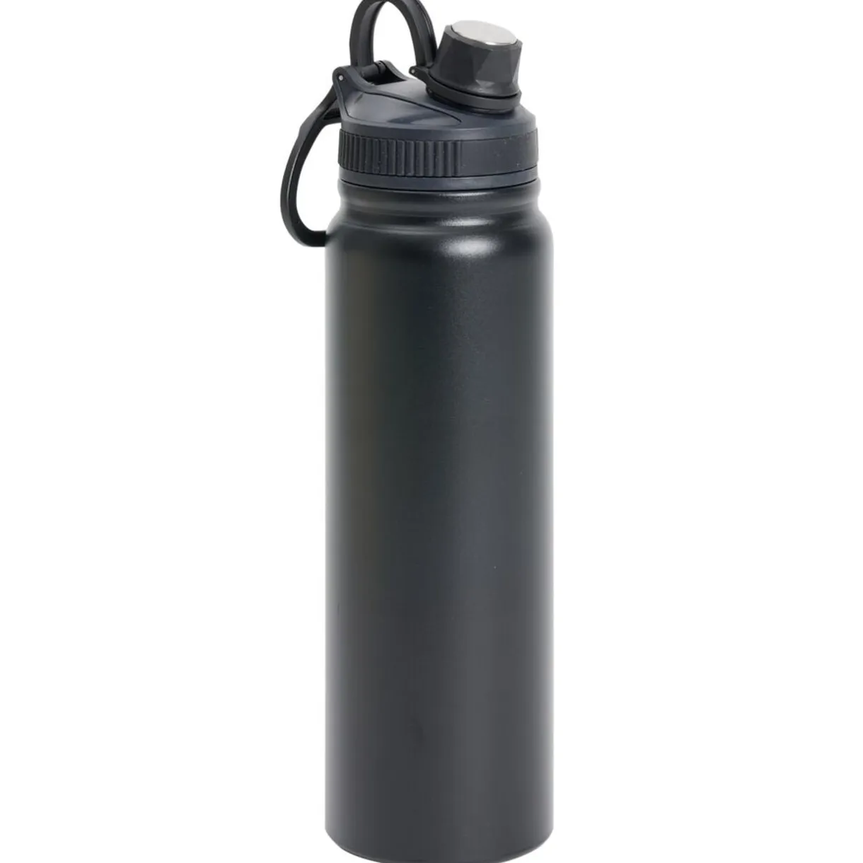 Gourde en inox 830ml noire Ø7,8xH28,5cm < Gifi Online