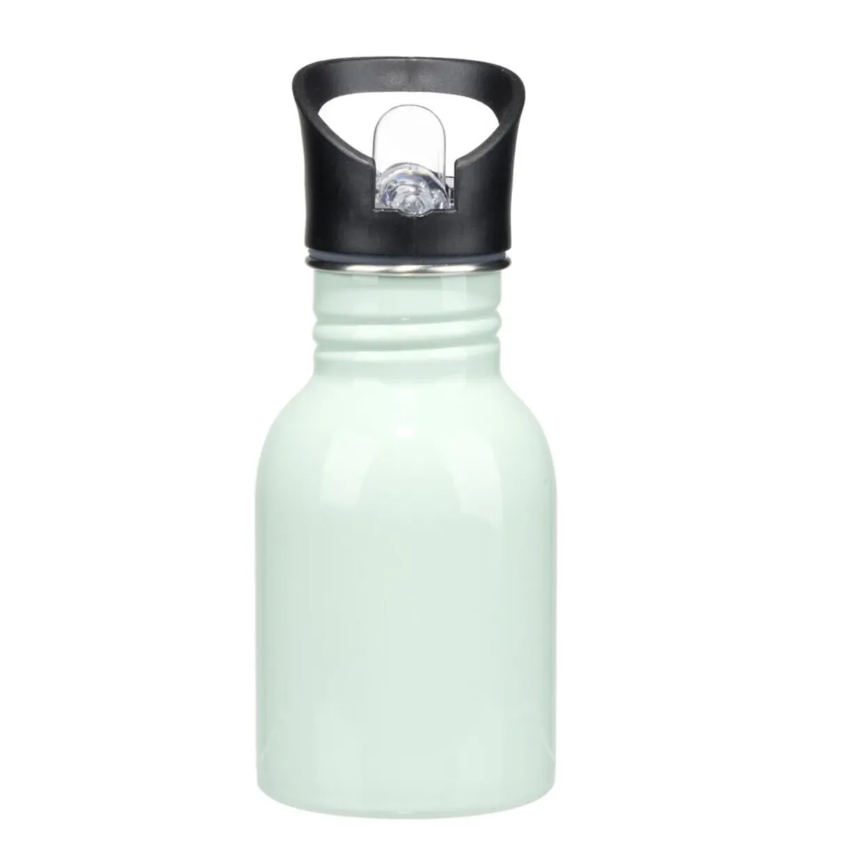Gourde isotherme inox 350ml bouchon paille plastique Ø7xH16,5cm (2 modèles) < Gifi