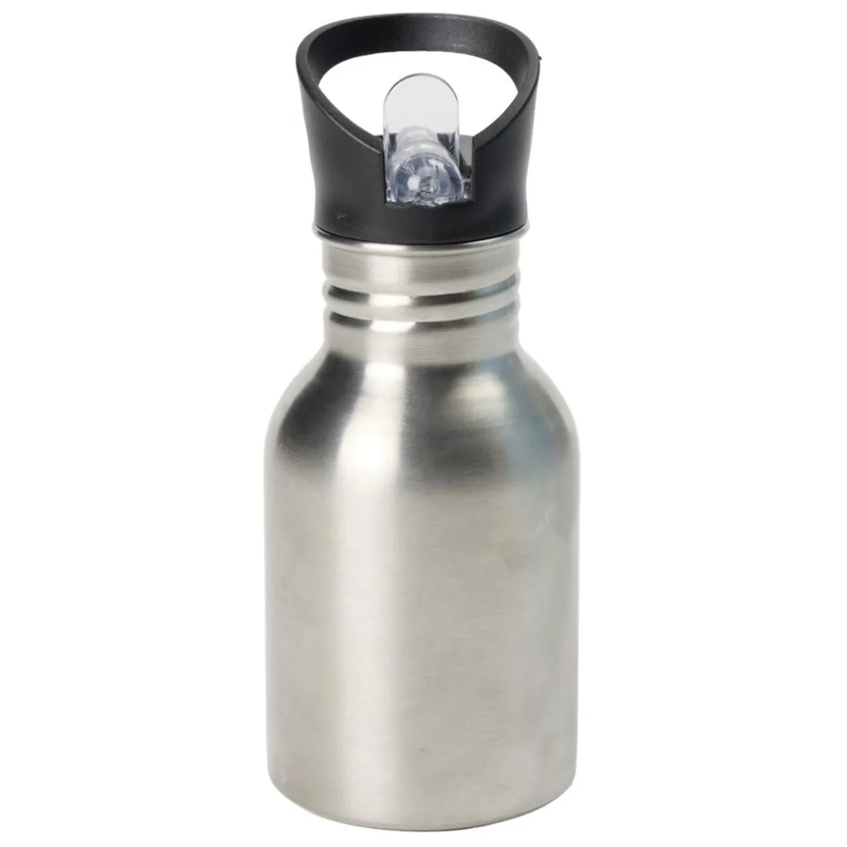 Gourde isotherme inox 350ml bouchon paille plastique Ø7xH16,5cm (2 modèles) < Gifi