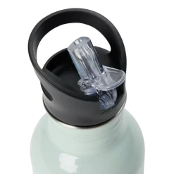 Gourde isotherme inox 350ml bouchon paille plastique Ø7xH16,5cm (2 modèles) < Gifi