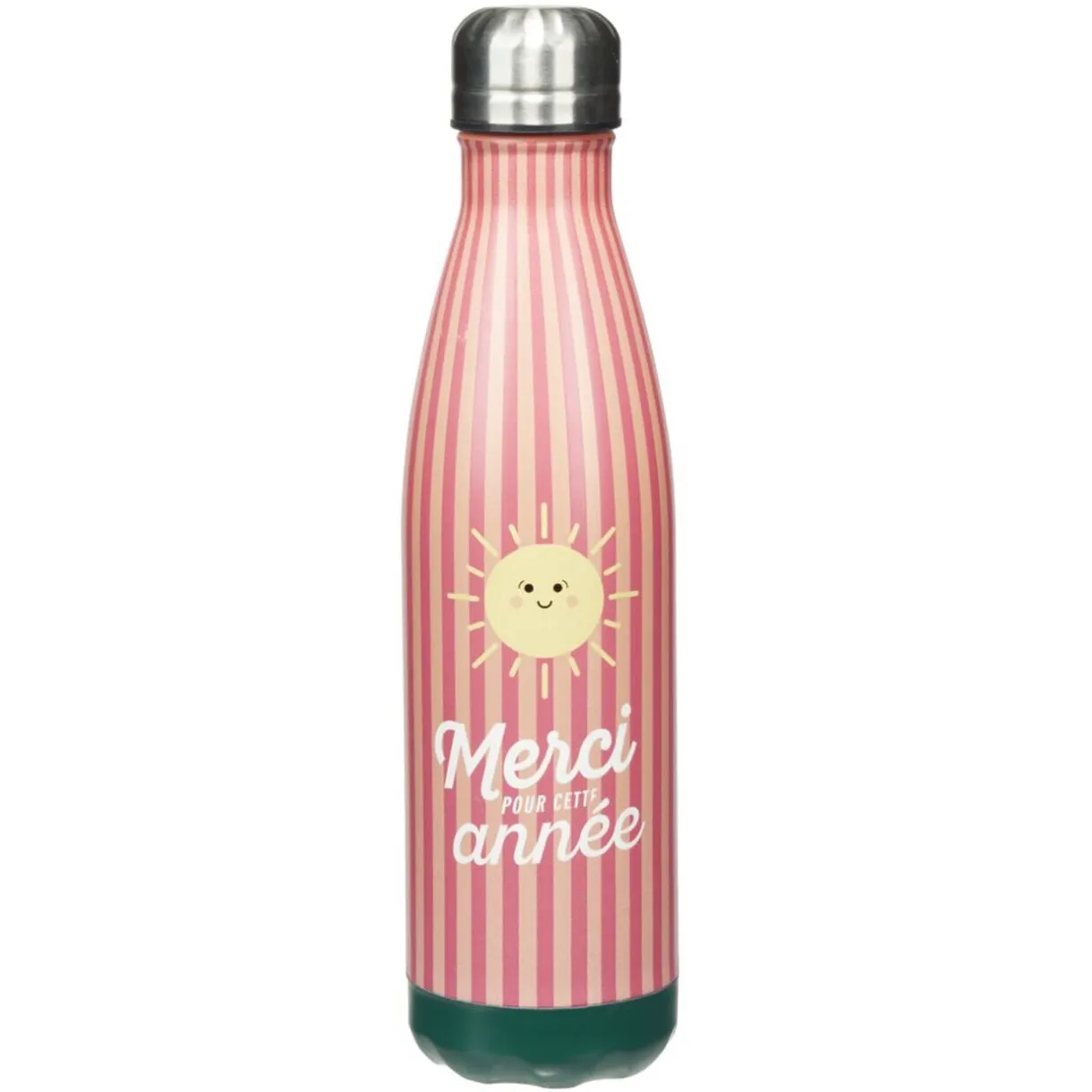 Gourde isotherme remerciement Merci pour cette année 500ml (3 modèles) < Gifi New