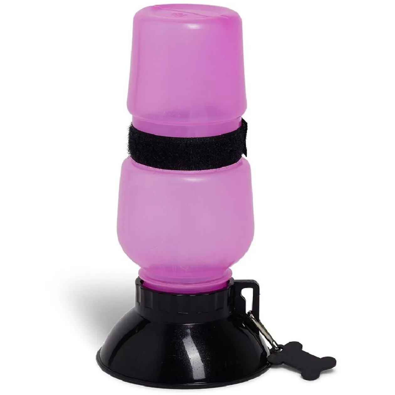 Gourde pour animaux avec gamelle intégrée 50cl