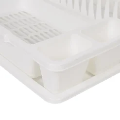 Égouttoir avec plateau blanc < Gifi Clearance