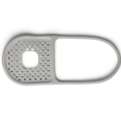 Égouttoir pour évier à suspendre caoutchouc gris 11x26,5cm < Gifi Discount