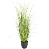 Graminé artificiel en pot noir H91cm < Gifi Online
