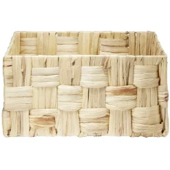 Grande panière rectangulaire tressée en jonc < Gifi Discount