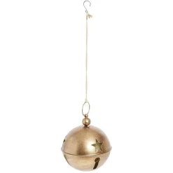 Grelot lumineux à suspendre doré Ø21cm < Gifi Hot