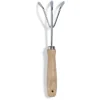 Griffe de jardinage métal gris manche bois L26cm